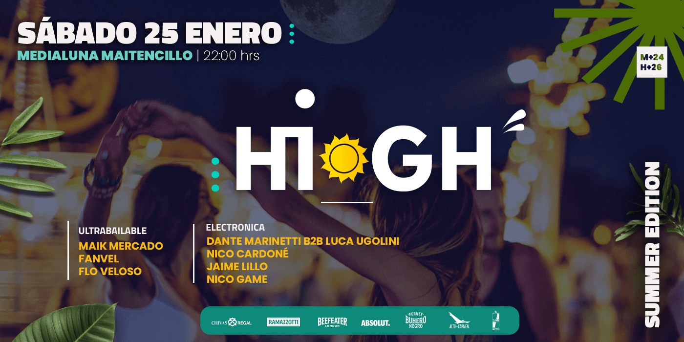 HI★GH - Portada de eventos